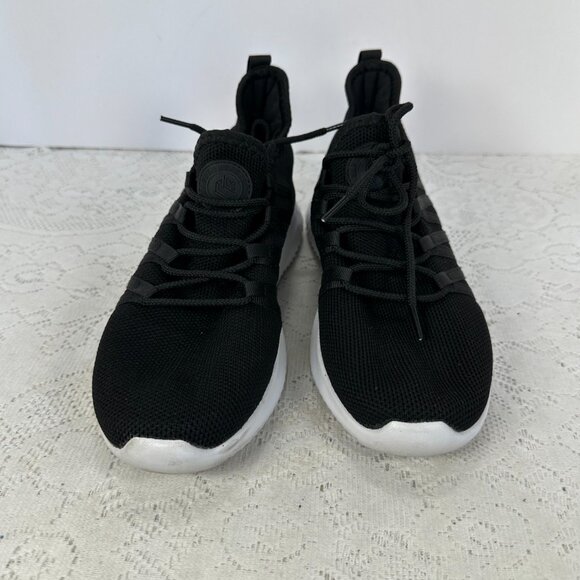 Black Feethit Slip on Running Shoes, white soles, breathable lightweight 7.5M - Picture 8 of 8